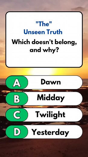 Time Word Challenge! Can You Spot the Odd One Out?#quiz #trivia #riddles | Pediabox Lagecy