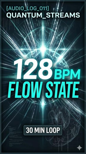 Can't focus? Enter the Quantum Stream (128 BPM) 🧠 #shorts