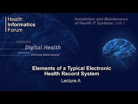 Elements of a Typical EHR System - Lecture A