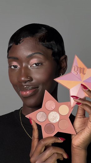 Introducing the new Moondust Space Cowboy Star Palette, now available at @Ulta Beauty. This limited-edition palette features six stunning shades inspired by the viral shade Space Cowboy. Meet the Shades 💫 Vibing: Soft peach nude matte 🌟 A-List Energy: Peachy pink shimmer magenta glitter ✨ VIP Only: Muted rose pink matte ⭐️ Space Cowboy Rides Again: Light peach shimmer silver glitter 🌙 Endless Party: Cool brown shimmer silver glitter ⚡️ No Sleep Club: Warm brown matte magenta glitter Whether w