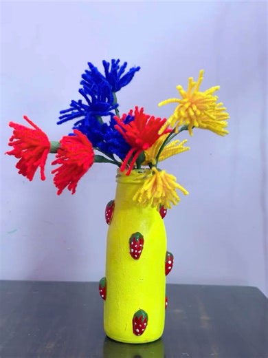 Flowers 🌹 pot#art#craft#short#ytshort#trending