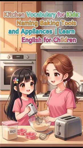 Kitchen Vocabulary for Kids: Naming Baking Tools and Appliances | Learn English for Children