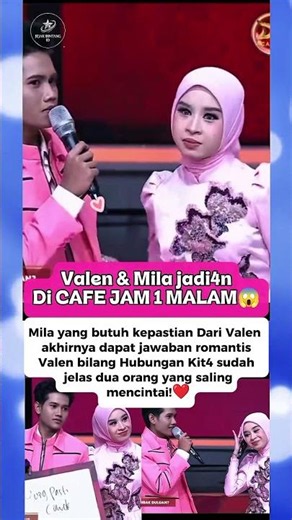 Valen & Mila jadian di Cafe jam 1 malam😱 #milavalen #couplegoal #indosiar #dangdutacademy