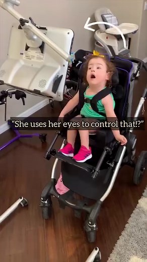 We get so many questions on our Tobii Dynavox- a seeing eye gaze device. So here’s a bit more about it #vegas #lasvegas #cerebralpalsy #cp #tobii | Ariana Rye Foundation