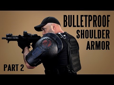 DIY BULLETPROOF Shoulder Armor (part 2)