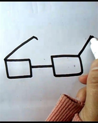 how to draw glasses l easy drawing l #drawing #art #shorts