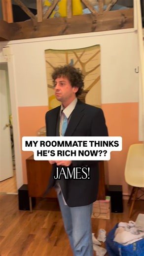 Ibhan Kulkarni on Instagram: "Cue Sucession theme . . . . . . . . #sketch #comedy #moneyhacks #roommate #nyc #saving #cashmoney"