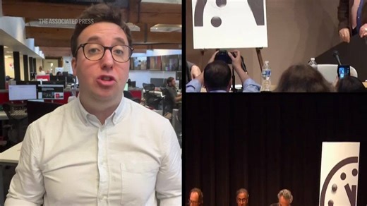 What is the "Doomsday Clock", and what does it mean when it gets to midnight?