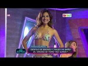 El espectacular desfile de bikinis en Así Somos