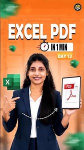 Export Excel to PDF + Set Print Area | Day 13