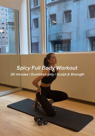 30-Minute Full Body Dumbbell Workout Session