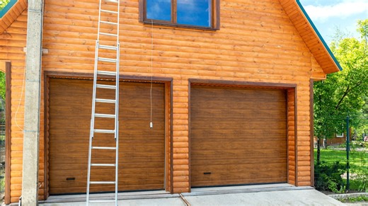 How To DIY A Large Ladder Storage Rack For The Garage - House Digest
