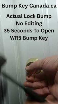 Bumping a Lock in 35 Seconds