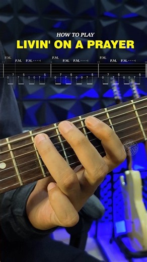 BON JOVI - LIVIN' ON A PRAYER (Guitar Lessons) #bonjovi #livinonaprayer