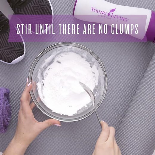 DIY Shoe Odor Erasing Powder with Young Living Essential Oils