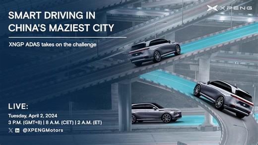 Will XNGP, XPENG’s next-gen ADAS, master the intricate streets of Chongqing, known as a cyberpunk maze in China? Can it navigate complex traffic like a human driver? Our live event is less than 24 hrs away. Join us here: https://bit.ly/4ajkgoq #FutureMobility | XPENG
