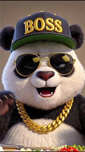 Boss Panda cooking