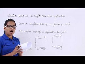 Class10th – Surface Area of a Right Circular Cylinder | Surface Area and Volumes | Tutorials Point