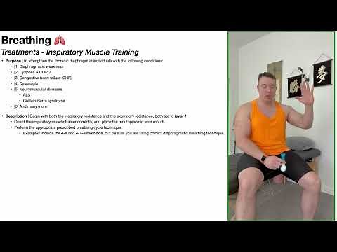 Inspiratory Muscle Training | Rationale & Demonstration