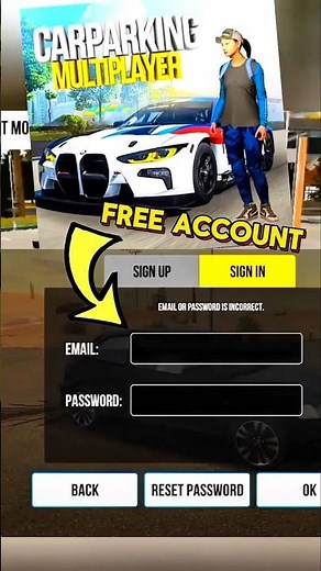 CPM FREE ACC (Car Parking Multiplayer) #carparkingmultiplayer #cpmfreeacc #cpm #gaming
