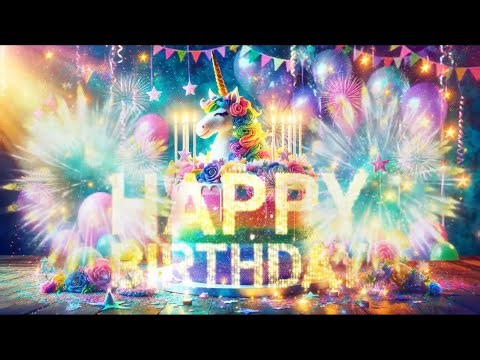 BEST HAPPY BIRTHDAY SONG CELEBRATION UNICORN BIRTHDAY PARTY