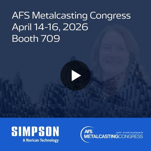 #afs #foundry #metalcastingcongress | SIMPSON