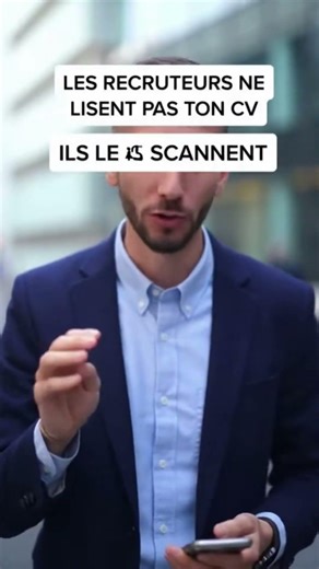 Les recruteurs SCANNENT ton CV en six secondes seulement