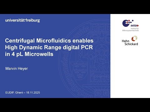 Centrifugal Microfluidics enablesHigh Dynamic Range digital PCRin 4 pL Microwells