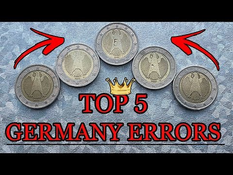 IF YOU HAVE THESE RARE ERRORS MINT EURO COINS - YOU ARE RICH!