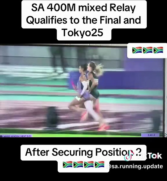 SA 400M Mixed Relay Excels for Tokyo 2025