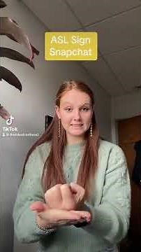 Learn How To Sign "Snapchat" in ASL for Beginners | American Sign Language #shorts