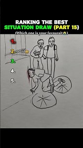 Ranking The Best Situation Draw! (Part 15)✍️😱 | Wait for #1! #shorts #funny #viral