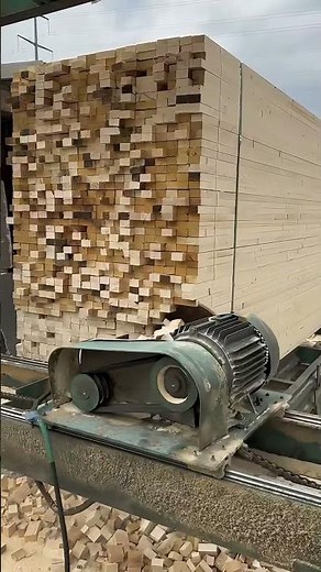 From Uneven to Perfect 💥 | Timber Stack Cutting Process