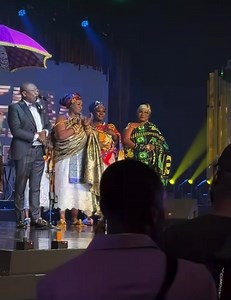 Alex Dadey - Executive Chairman - KGL GROUP won @emyafrica #manoftheyear award presented by Dr. Ernest Ofori Sarpong (Group President Presec, Group President Special group of companies) @specialice_gh | Okay 101.7 FM