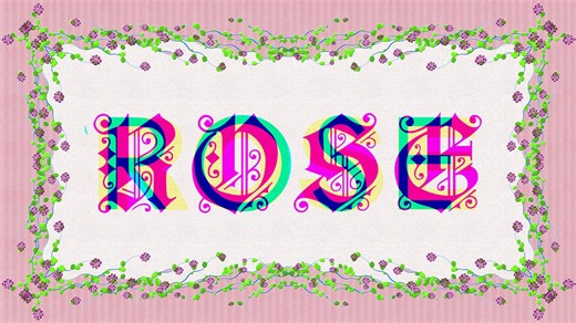 Photoshop Tutorial: Part 1: Create an Ornate, Floral Picture Frame with Vibrant, Multi-Channel Text