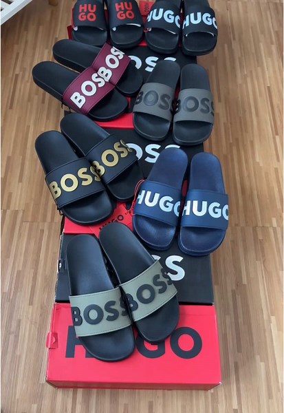 Hugo Boss Blue Slides: Comfort and Style