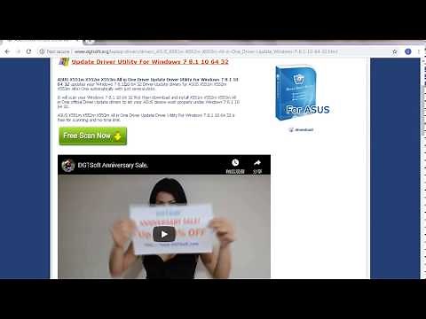 ASUS X551m X552m X553m All in One Driver Update Driver Utility For Windows 7 8.1 10 64 32