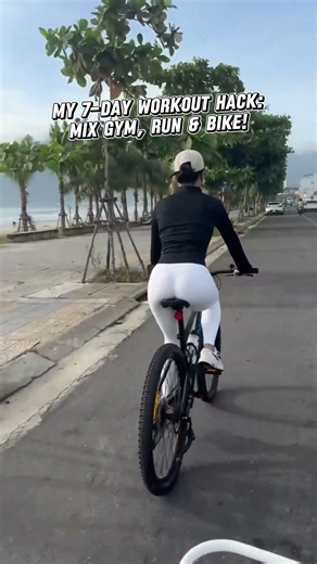 My 7-Day Workout Hack: Mix Gym, Run & Bike! #fitnessmotivation #motivation