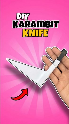 How to Make a Paper Karambit 🤩