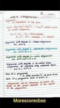 ✏️ Introduction to Polynomials | Class 10 Chapter 2 | Must-Know Basics! #cbse2025 #cbse #class10th
