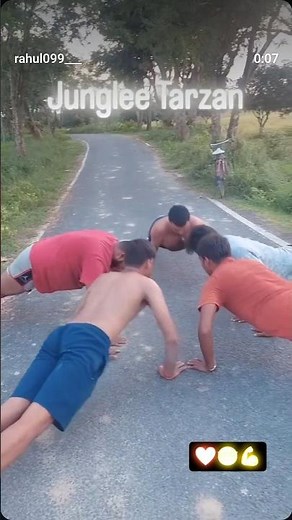 junglee Tarzan 💪😎🔥 #rahul099