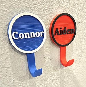 Personalized and Customizable Wall Hooks - Etsy
