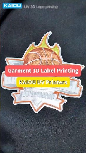 UV Flatbed Printer | TPU 3D Embossed Patches for Apparel