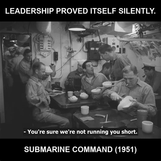 Leadership proved itself silently. - Submarine Command (1951) | Military History Unveiled