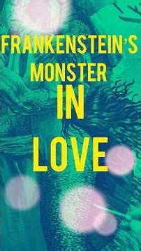 Frankenstein’s Monster finds love with a mermaid + Painting time lapse #frankensteinart #mermaidart