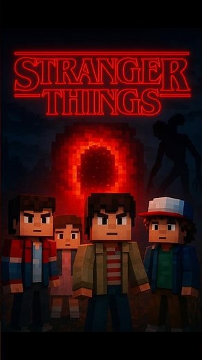 Stranger Things In Minecraft 🤯💀👹