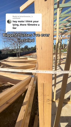 Installing Massive Trusses for House Framing | Carpentry Work