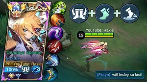 61K views · 1.9K reactions | Lesley All Movement Speed Builds & Emblems Challenge!! | Raxie | Facebook