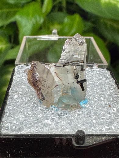 North Carolina Quartz With Rutile Thumbnail ~north American Emerald Mine~hiddenite North Carolina~ledford’s Minerals - Etsy
