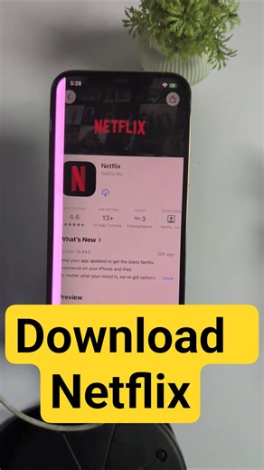 iPhone Download Netflix #Netflix #NetflixApp #iPhone #iPhoneApps #StreamingApp #NetflixDownload #iOS